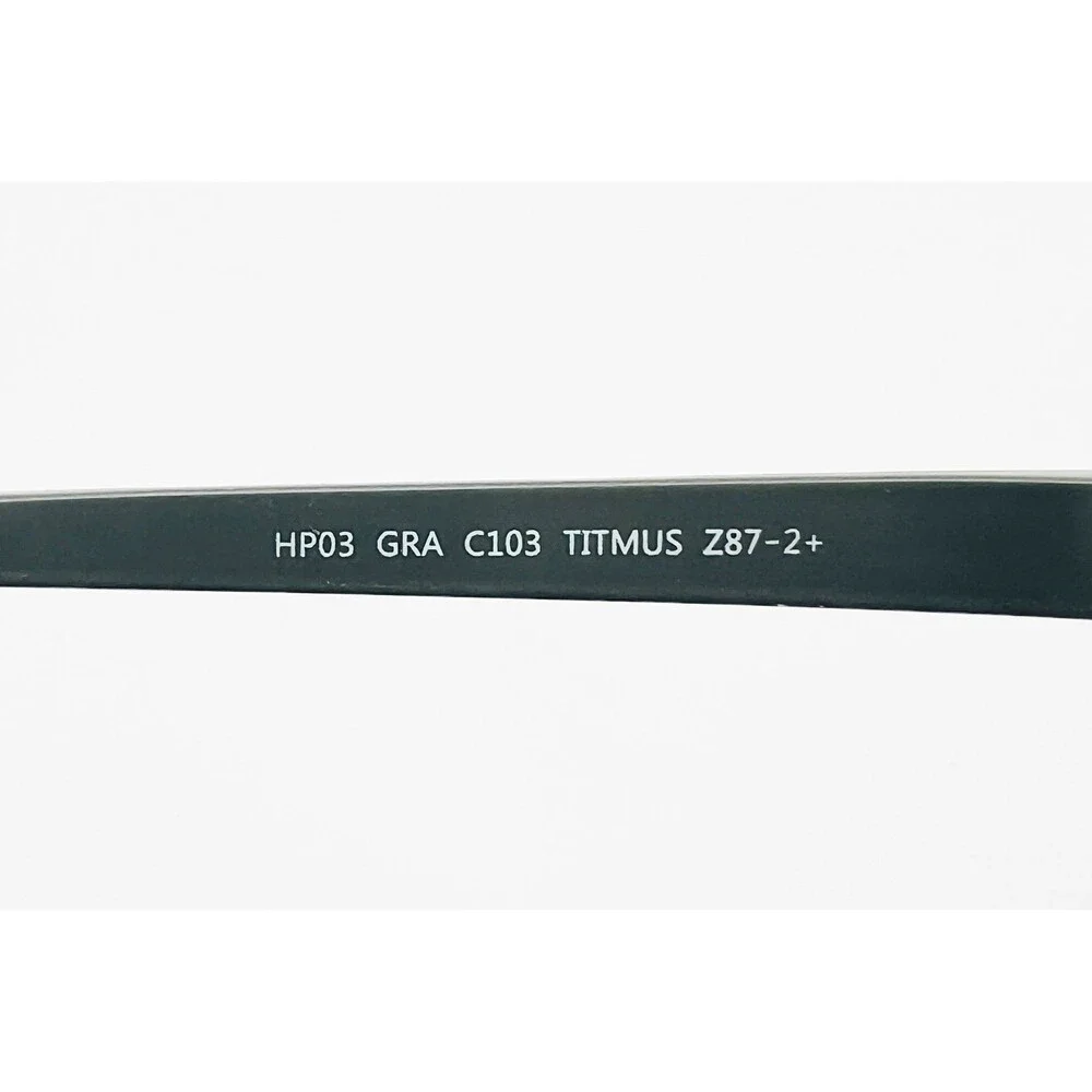 Titmus Eyeglass Frames Mens Gray HP03 GRA C103 Z87-2+ Rectangular 52-17-140